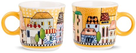 Egan Set 2 Minimug Paese Mio Giallo Ml.80