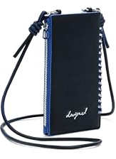 Desigual Handytasche Geldbörse Mone Capsule Tiny Valentina Wallet Black schwarz