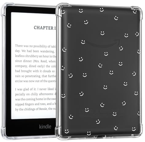 CoBak Hülle für 6 Zoll ebook Reader 2024/2022 veröffentlicht(Modell Nr. RS23CV/C2V2L3), Nicht Kompatibel mit 6 Kobo - Leichte, Kratzfeste (Smiley-Gesicht)