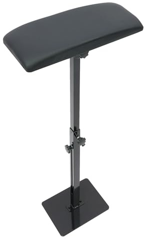 Tatueringsbordstatuering, bärbart avtagbart tatueringsarmstöd med hjul och stiftram, 56–88 cm höjdjusterbart armstöd tatuering för tatuering skönhetsmassage pedikyr manikyr salongsinstrument