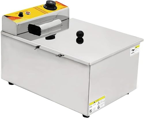 GYKOZY Cheese Hot Dog Sticks Frying Machine,12L Commercial Electric Fryer,1900W Electric Cheese Hot Dog Sticks Fryer,Hot Dog Sticks Maker Machine,Snack Machine