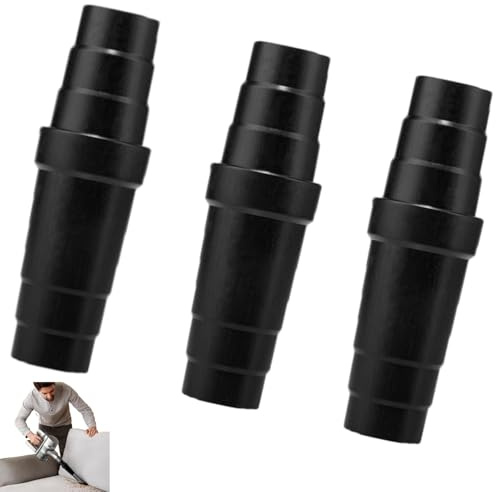 JLEivvi 3 Pcs Universal Vacuum Hose Adapter 31.5-45mm Leak-Proof Dust Extractor Adaptor for Power Tools Table Saw and Grinder