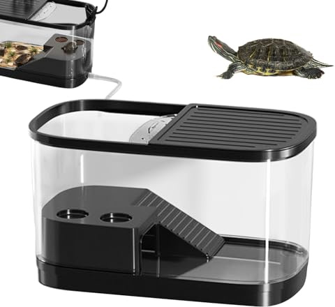 XUQEAYWD Schildkröten-Lebensraum, hochtransparentes Reptiliengehege, Terrarium, verhindert das Entkommen von -Terrarium für Eidechsen, Geckos, Zucht, Schildkröten, Schlangen, Frösche
