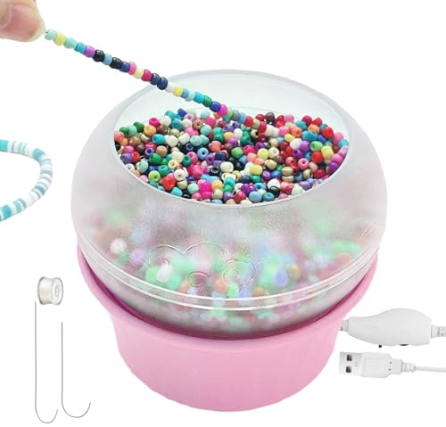 Bead Spinner - Hilanderro De Cuentas Eléctrico De 5 V, Cuenco Automático, Hilanderro Rápido Ajustable, Herramienta Multifuncional | Máquina Para Hacer Joyas Diy Para Entusiastas De Las Cuentas De Arci