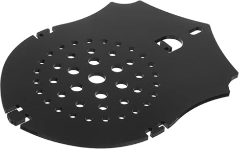 PANGBOER Maceta decorativa de helecho de ciervo, color negro, para colgar en interiores, jardín, soporte vertical moderno para plantas de interior