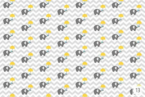 Baumwollstoff Kinderstoff Elefanten Breite 160cm ab 50 cm (1,5m)