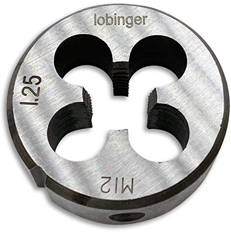 Lobinger® Schneideisen metrisch Gewindeschneideisen M3-M20 Außengewindeschneider (M12 x 1,25)