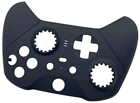 Meijunter Front Housing Shell Case Faceplate Cover Replacement Parts Compatible with Xbox One Elite Series 2 Controller (Black)