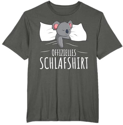 Offizielles Schlafshirt Koala Koalabär Schlafanzug T-Shirt