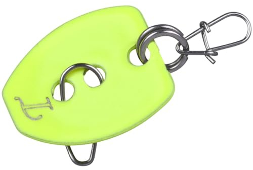 Trout Master Chatter Blades 14mm - 2 Metallklingen, Farbe:UV Yellow