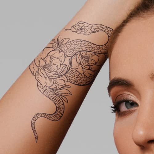 MyJagua Tattoo • Serpens | 1-2 Wochen Tattoo | Auf Pflanzenbasis | Hautverträglich | Wasserfest | Neue Tattoo Technologie | Kein Klebe Tattoo