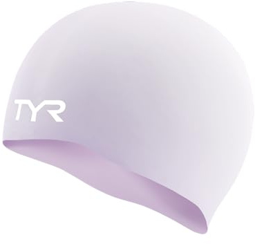TYR LCSJR520ALL Skrynkelfri Junior silikon badmössa lila alla