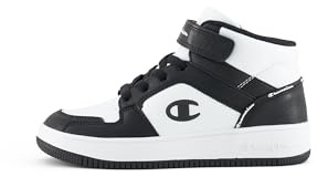 Champion RD18 2.0 B GS Mid Sneakers, Bianco/Nero/Bianco (WW019), EU36.5 Bambini e Ragazzi-FW24