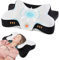 DONAMA Almohada cervical de espuma viscoelástica, almohada para dormir de lado, espalda y boca abajo