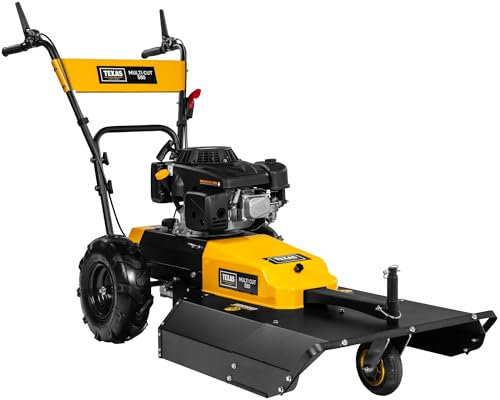 Texas Profi Wiesenmäher Hochgrasmäher Rasenmäher Benzin mit Antrieb Radantrieb Multi Cut 580TG | 224cm³ | 4-Takt | 6,1 PS | 58cm Schnittbreite | 40-90 mm Schnitthöhe | schwenkbares Vorderrad