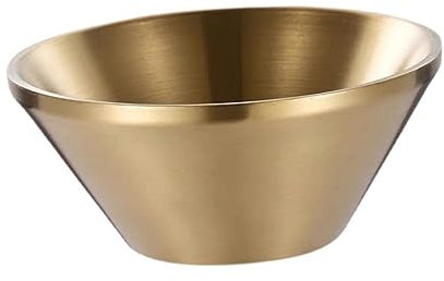 FUNOMOCYA Elegant Ice Cream Bowl Dad Ice Cream Bowl Stainless Steel Candy for Party Decorations