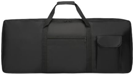 perfeclan Wasserdichte Keyboardtasche mit Griff, Oxford-Stoff, tragbare Keyboardtasche, Gigbag für elektrisches Keyboard und Klavier für Musikstudio, 76 Tasten
