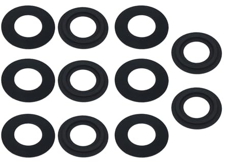 Lot de 10 joints sanitaires en silicone pour raccords de tuyaux étanches - Utilisation multifonctionnelle dans les équipements ménagers