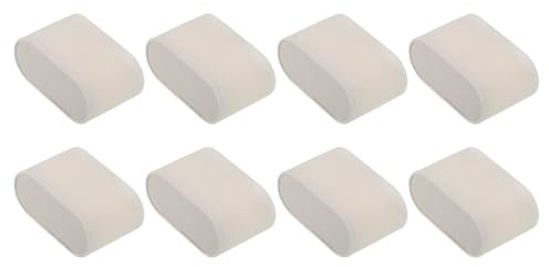 QUARKZMAN 8Pcs Cuscini Da Esposizione Per Orologi, 2.8x1.7x1.2 Pollici Cuscini In Flanella Per Bracciali, Cuscino Per Esposizione E Conservazione Di Orologi, Bracciali E Gioielli, Beige
