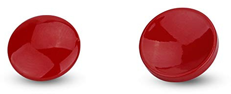 JJC Sanftausloser 2er-Pack, Konvex and Konkav Oberflache, Dunkelrot | Dunkelrot Paar Konvex Konkav Oberflaches Raffinierter Akzent Any Camera Universal Gewindeschraube Fit Rotuces Camera Shake