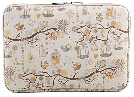 6-15 Inch Laptop Sleeve, Water Resistant Pu Leather Protective Case/Ultrabook Briefcase/Notebook Carrying Bag 13 Inch Gray