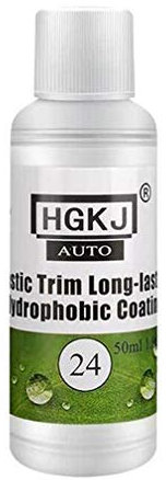 ihreesy Abrillantador De Plásticos,líquido Hidrofóbico sellador de pintura Nano Cerámica Automotriz de Revestimiento Pulido de Coche Revestimiento de cerámica de Capa Rápida,50ML