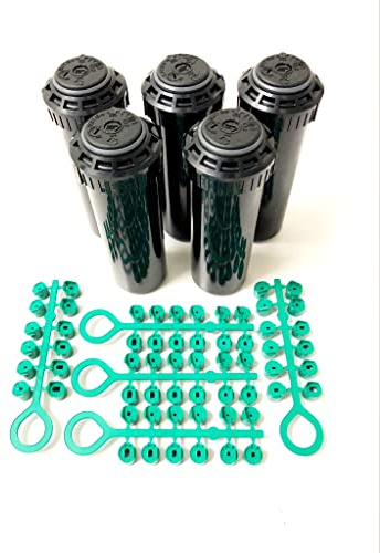 Generico Kit N.5 Irrigatori Dinamici Rain S075 3/4 F. Angolo Regolabile 40° - 360°