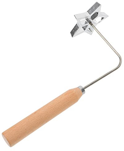 Cabilock Moule à Timbale En Alliage D'aluminium Manche En Bois Ergonomique, Moule Cuisine Antiadhésif, Timbale Cuisine Pour Beignets Et Crêpes Aux Radis, Ustensile De Cuisson Pratique