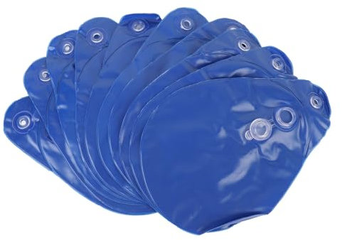 OUCRIY 10 Stück Poolabdeckungsgewichte, PVC-Winter-Poolplane, Hängender Wassersack für Oberirdische Schwimmbadabdeckung (Stil 2)