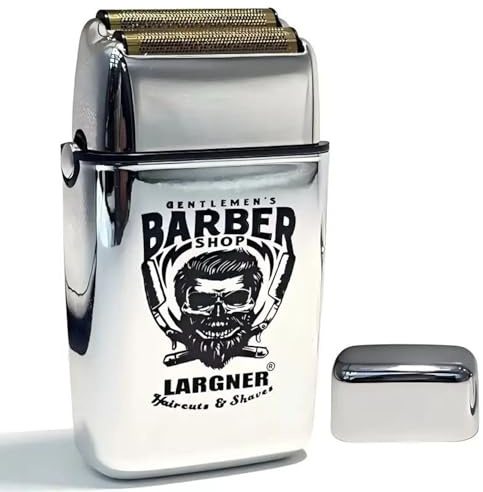 Beard Rasoio elettrico da uomo, rasoio a doppia lamina con 3 velocità regolabili, rasoio per testa per uomini calvi, rasoio di precisione per capelli e barba