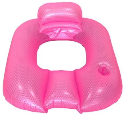 Isole Piscina gonfiabile per adulti, con portabevande e braccioli per piscina, fiume, lago,