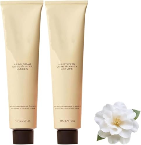 Crema de Secado al Aire Completa, Hidratante, Loción para Peinar, Ligera, Sin Enjuague, Control del Frizz, Realza la Textura Natural para Todo Tipo de Cabello