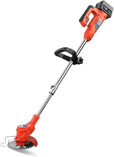 Tondeuse à Gazon rotative sans Fil, Tondeuse à Gazon électrique Rechargeable, Petite Tondeuse à Gazon Domestique multifonctionnelle à Batterie au Lithium pour l'agriculture et Le Jardinage en ext