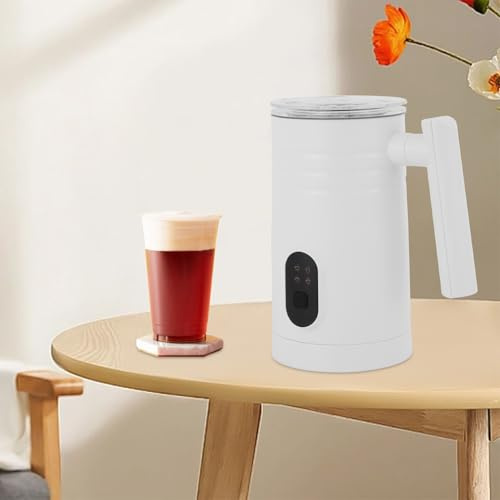 Montalatte elettrico, montalatte automatico con rivestimento antiaderente, schiuma calda e fredda per latte, cappuccino, macchiato e cioccolata calda