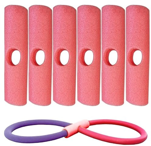 Poolnudel-Verbindungsstück - 6 Stück Schwimmnudel Mit Löchern | Schwimmnudel Verbinder | Wasserfeste Qualität Für Outdoor-Wasseraktivitäten, Garten Und Poolspielzeug