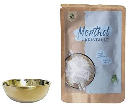 SudoreWell® Vaschetta dell'evaporatore piccola Ø 5 cm/2 cm di altezza più cristalli di mentolo 50 g