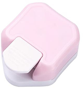 BoNene Papierschneider 3 in 1 R4 R7 R10. Büro DIY. Papierschneiderwerkzeug Haltable Hole Punch Scrapbook Schule Mini Tragbare Home Foto Studio Ecke Trimmer Worklion papierschneider (Size : Pink)