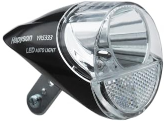 Hapyson YRS333-B-JA Bicycle Auto Lighting Hub Dynamo Head Color: Black