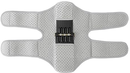Knee Booster, Knee Brace, Joint Support with Spring Force, Breathable Knee Stabilizer Pad Gray