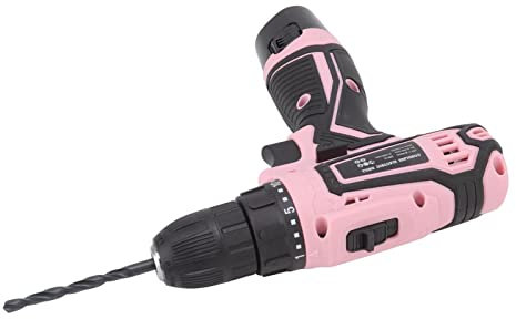 Taladro Inalámbrico, Destornillador Eléctrico Compacto Inalámbrico de 12 V con Portabrocas de 10 Mm y Torsión de Salida de 20 N.m para el Hogar, Destornilladores Eléctricos
