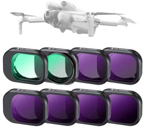 K&F Concept UV CPL ND8 ND16 ND32 ND64 ND128 ND256 Filters for DJI MINI 4 PRO, Optical Glass 28-layer Coating Neutral Density Poloarizer