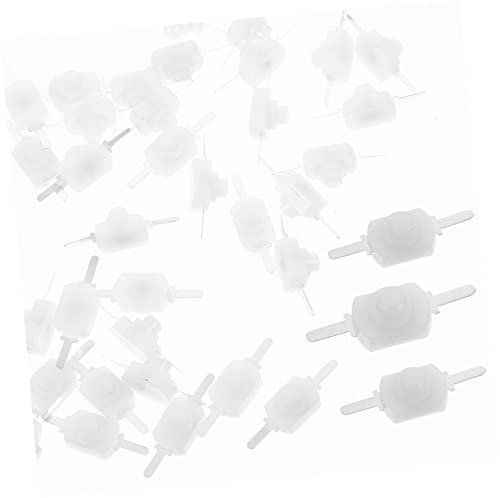 GARVALON 50 Stück Kleiner Selbstverriegelnder Mikro Druckknopf Schalter Abs Aluminium Für Taschenlampen Und Elektrogeräte