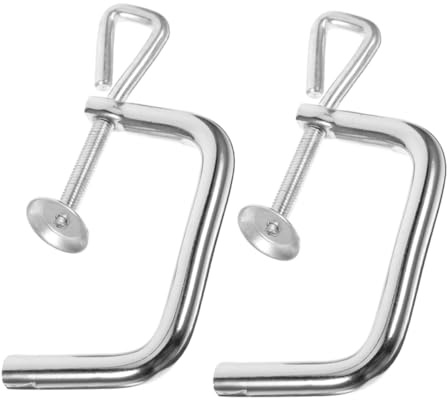 BEBEMOKO 2pcs Pasta Maker Fixing Clamp Universal Pasta Maker Accessory Replacement Clip for Manual Noodle Making Machine Compatible Making Devices