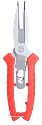 Oumefar Acier Inoxydable Forge Pommier Poirier Ciseaux Double Bouche Ciseaux Jardinage Coupe Ciseaux élagage Outils agricoles Fleur éclaircie Fruits sécateur