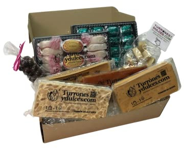 Pack de turrones artesanales hechos en Jijona
