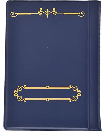 Album de Collection de Pièces de Monnaie, 120 Pochettes, Porte-monnaie pour Médailles et Jetons Commémoratifs (Bleu)