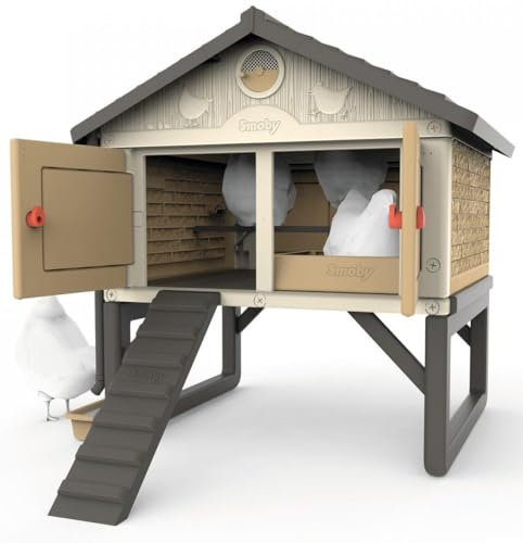 Smoby Chicken Coop Playhouse - Beige 890100