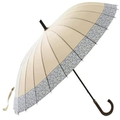 OXOAMP Stockschirme Großer Golfschirm mit Kirschblüten-Design, winddichter Regenschirm, übergroßer Regenschirm for Regen Regenschirm (Size : Pink)