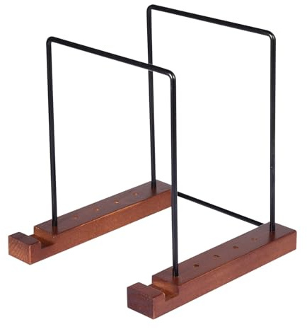 Furtryvl POY5U8S2CSD0B3TP4R Support de rangement pour disques vinyles en bois, support de rangement pour disques vinyles en bois, pour le rangement d'albums de bureau LP et DVD, POY5U8S2CSD0B3TP4R