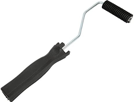 Rullo di Laminazione in Fibra di Vetro Manico Ergonomico in Legno per Foratura di Bolle di Rivestimento in Resina FRP con Finto 22x75mm